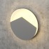 Gray Round LED Wall Stair Light Integrator IT-783-Gray Up