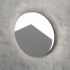 Gray Round LED Wall Stair Light Integrator IT-783-Gray Up