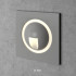 Gray Square Recessed LED Wall Light