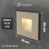 Beige Square Wall Stair Light Integrator IT-763-Beige