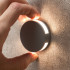Gray Round LED Wall Stair Light Integrator OREOL IT-022 GR