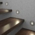 Gray LED Wall Lights Round