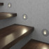Gray Round LED Wall Stair Light Integrator Stairs Light IT-717-Gray