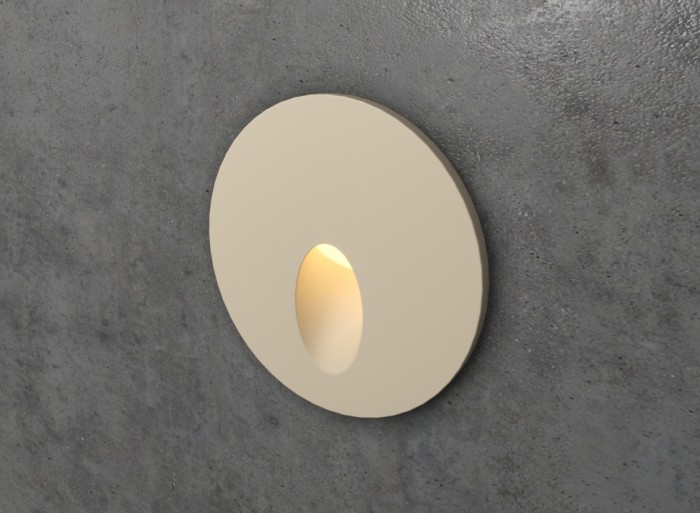Beige Round Wall Stair Light Integrator IT-761 BG DIRECT