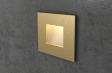 Gold Recessed Wall Stair Light Integrator IT-763-Gold