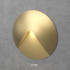 Gold Round Wall Stair Light