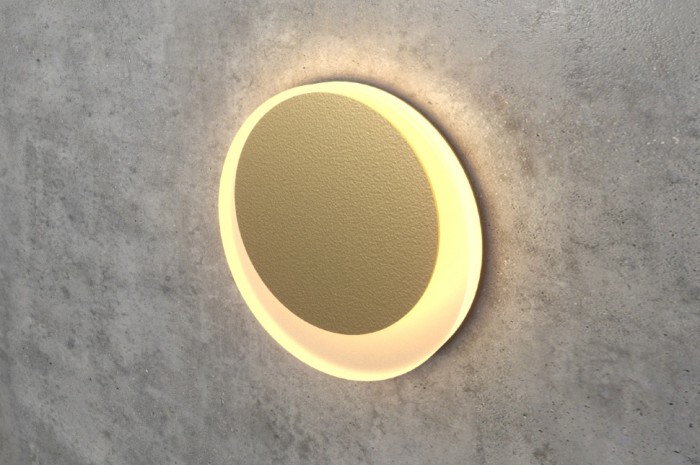 Gold Round Wall Stair Light Integrator IT-784-Gold Down