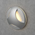 Aluminium Round Recessed LED Wall Light Integrator