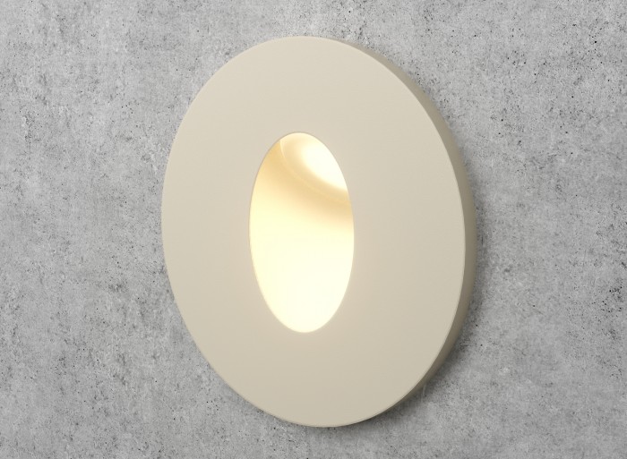 Beige Round Wall Stair Light Integrator Stairs Light IT-717-Beige