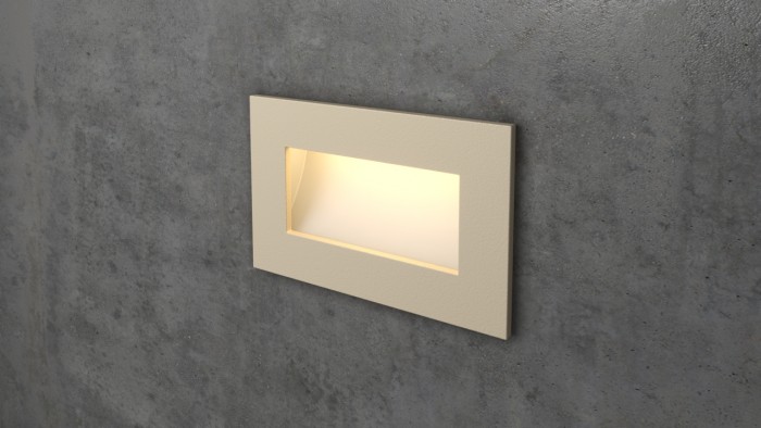 Beige Rectangular Wall Stair Light Integrator IT-764-Beige