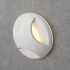 White Round Recessed LED Wall Light