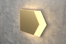 Gold Wall Stair Light Integrator IT-782-Gold Right