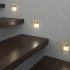 Bronze Recessed Square LED Step Lights