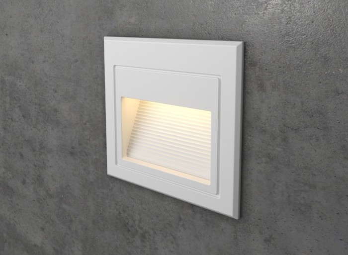 White Wall Stair Light Outdoor IP65 Integrator IT-733-White-WW-IP65