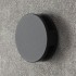 Black Round LED Wall Light Integrator OREOL IT-022 BL