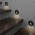 Black Round LED Wall Stair Light Integrator IT-750-Black