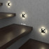 Recessed LED Wall Stair Light Integrator IT-756-Alum