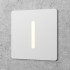 Recessed Square LED Step Light White