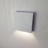 White Square Wall Stair Light Integrator Uno IT-001-White