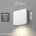 White Square Wall Stair Light Integrator Uno IT-001-White