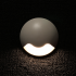 White Round Recessed Step Light Integrator Ladder Light IT-037 White