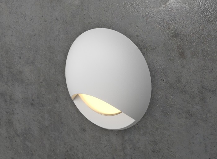 White Round Wall Light Surface-Mounted Integrator Aura IT-707-White-220V