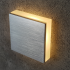 Square Recessed Wall Light Integrator Stairs Light IT-754-Alum