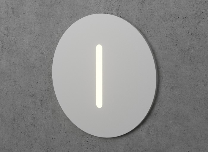 White Round LED Wall Light Integrator Stairs Light IT-753-White