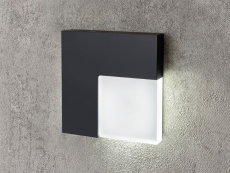 Black Square Recessed Wall Light Integrator Stairs Light IT-755-Black