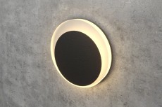Black Round LED Wall Stair Light Integrator IT-784-Black Up
