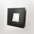 Black Square Recessed Wall Light Integrator IT-763-Black