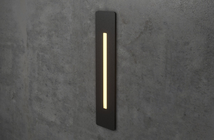 Integrator IT-728 Black Recessed Wall Light LED