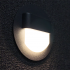 Black Round LED Wall Stair Light Integrator Ladder Light IT-043 Black