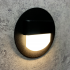 Black Round LED Wall Stair Light Integrator Ladder Light IT-043 Black