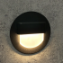Black Round LED Wall Stair Light Integrator Ladder Light IT-043 Black