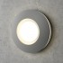 Gray Round Recessed Step Light LED Stair Light 3000K Integrator IT-703 GR AURA