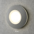 Gray Recessed LED Wall Light