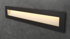 Black Rectangular LED Wall Stair Light Integrator IT-773-Black