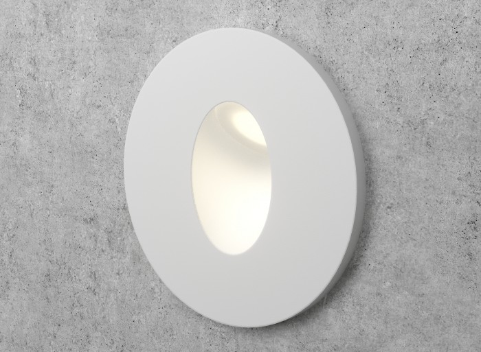 White Round Wall Stair Light Integrator Stairs Light IT-717-White