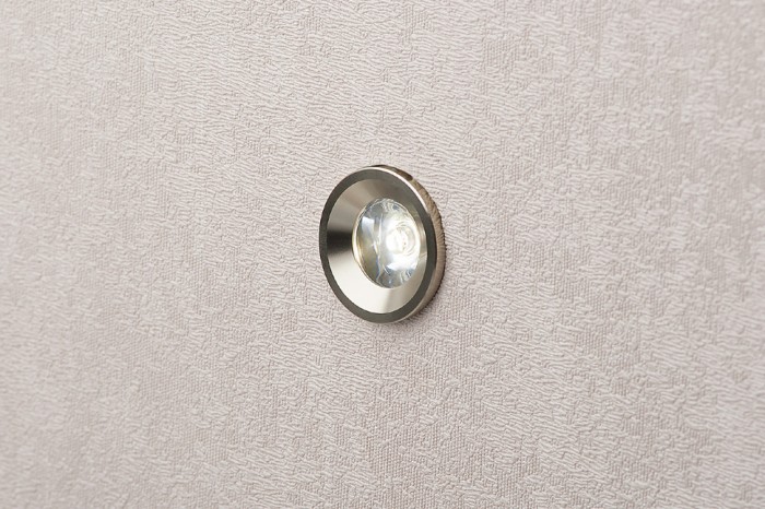 Nickel Round LED Wall Light Integrator IT-768-Nickel