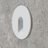 White Recessed Wall Light Integrator IT-010 WH DIRECT