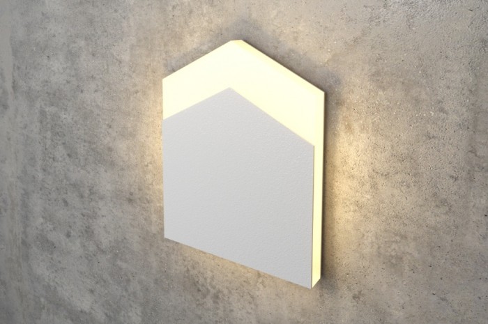 White Wall Stair Light Integrator IT-782-White Up